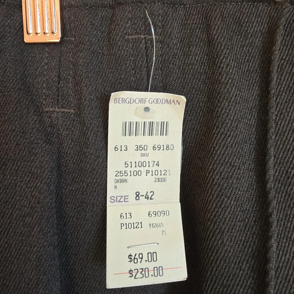 Bergdorf Goodman, New, Vintage Deadstock Post Card Wool Snow Ski Pants Size 6 - Picture 8 of 11